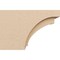 Ekena Millwork 4in. W x 8in. H x 12in. L Rivera Woodgrain TimberThane Rafter Tail, Primed Tan RFTUR04X08X12RIVRCPR - alternate 4